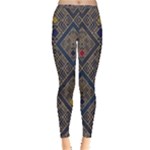 Pattern Seamless Antique Luxury Inside Out Leggings