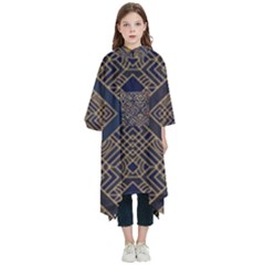 Pattern Seamless Antique Luxury Kids  Hooded Rain Ponchos from ArtsNow.com