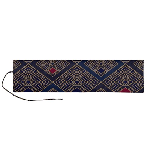 Pattern Seamless Antique Luxury Roll Up Canvas Pencil Holder (L) from ArtsNow.com