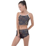 Pattern Seamless Antique Luxury Summer Cropped Co-Ord Set