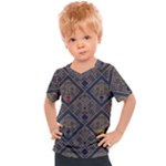 Pattern Seamless Antique Luxury Kids  Sports T-Shirt