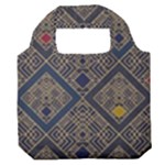 Pattern Seamless Antique Luxury Premium Foldable Grocery Recycle Bag