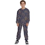 Pattern Seamless Antique Luxury Kids  Sweatshirt set