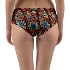 Reversible Mid-Waist Bikini Bottoms 