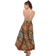 Backless Maxi Beach Dress 