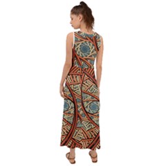 V-Neck Chiffon Maxi Dress 