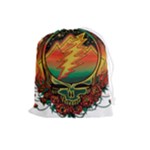 Grateful Steal Your Face Deadhead Hippie Logo Symbol Drawstring Pouch (Large)