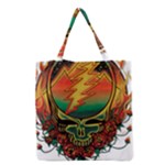 Grateful Steal Your Face Deadhead Hippie Logo Symbol Grocery Tote Bag