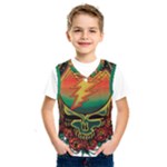 Grateful Steal Your Face Deadhead Hippie Logo Symbol Kids  Basketball Tank Top