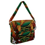 Grateful Steal Your Face Deadhead Hippie Logo Symbol Buckle Messenger Bag