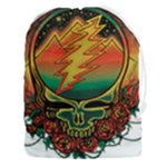 Grateful Steal Your Face Deadhead Hippie Logo Symbol Drawstring Pouch (3XL)