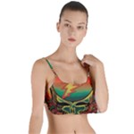 Grateful Steal Your Face Deadhead Hippie Logo Symbol Layered Top Bikini Top 