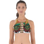 Grateful Steal Your Face Deadhead Hippie Logo Symbol Perfectly Cut Out Bikini Top