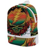 Grateful Steal Your Face Deadhead Hippie Logo Symbol Zip Bottom Backpack