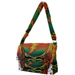 Grateful Steal Your Face Deadhead Hippie Logo Symbol Full Print Messenger Bag (L)