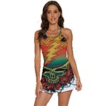 Grateful Steal Your Face Deadhead Hippie Logo Symbol 2-in-1 Flare Activity Dress