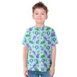 Sea Ocean Sealife Turtle Jellyfish Kids  Cotton T-Shirt