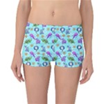 Sea Ocean Sealife Turtle Jellyfish Reversible Boyleg Bikini Bottoms