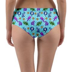 Reversible Mid-Waist Bikini Bottoms 