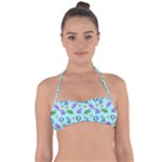 Sea Ocean Sealife Turtle Jellyfish Tie Back Bikini Top