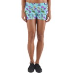 Sea Ocean Sealife Turtle Jellyfish Yoga Shorts