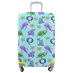 Sea Ocean Sealife Turtle Jellyfish Luggage Cover (Medium)