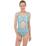 Sea Ocean Sealife Turtle Jellyfish Center Cut Out Swimsuit