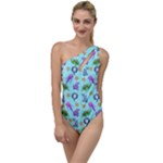 Sea Ocean Sealife Turtle Jellyfish To One Side Swimsuit