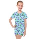 Sea Ocean Sealife Turtle Jellyfish Kids  Mesh T-Shirt and Shorts Set