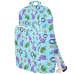 Sea Ocean Sealife Turtle Jellyfish Double Compartment Backpack