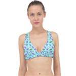 Sea Ocean Sealife Turtle Jellyfish Classic Banded Bikini Top