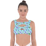 Sea Ocean Sealife Turtle Jellyfish Bandaged Up Bikini Top