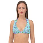 Sea Ocean Sealife Turtle Jellyfish Double Strap Halter Bikini Top