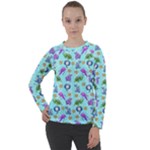 Sea Ocean Sealife Turtle Jellyfish Women s Long Sleeve Raglan T-Shirt