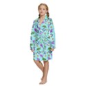 Kids  Long Sleeve Velvet Lounge Robe 