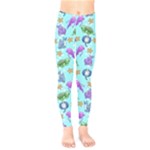 Sea Ocean Sealife Turtle Jellyfish Kids  Classic Winter Leggings