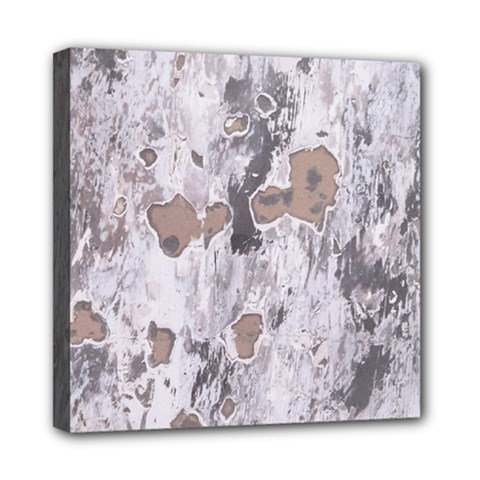 Cracked Marble Symphony Pattern Design Mini Canvas 8  x 8  (Stretched) from ArtsNow.com