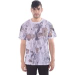 Cracked Marble Symphony Pattern Design Men s Sport Mesh T-Shirt