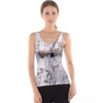 Cracked Marble Symphony Pattern Design Women s Basic Tank Top