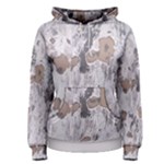 Cracked Marble Symphony Pattern Design Women s Pullover Hoodie