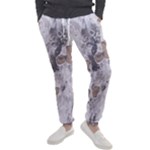 Cracked Marble Symphony Pattern Design Men s Jogger Sweatpants