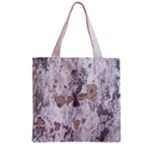 Cracked Marble Symphony Pattern Design Zipper Grocery Tote Bag