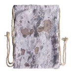 Cracked Marble Symphony Pattern Design Drawstring Bag (Large)