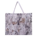 Cracked Marble Symphony Pattern Design Zipper Large Tote Bag