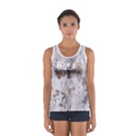 Cracked Marble Symphony Pattern Design Sport Tank Top 