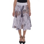 Cracked Marble Symphony Pattern Design Perfect Length Midi Skirt