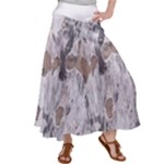 Cracked Marble Symphony Pattern Design Women s Satin Palazzo Pants