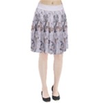 Cracked Marble Symphony Pattern Design Pleated Skirt