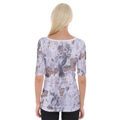 Wide Neckline T-Shirt 