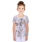 Cracked Marble Symphony Pattern Design Kids  One Piece T-Shirt